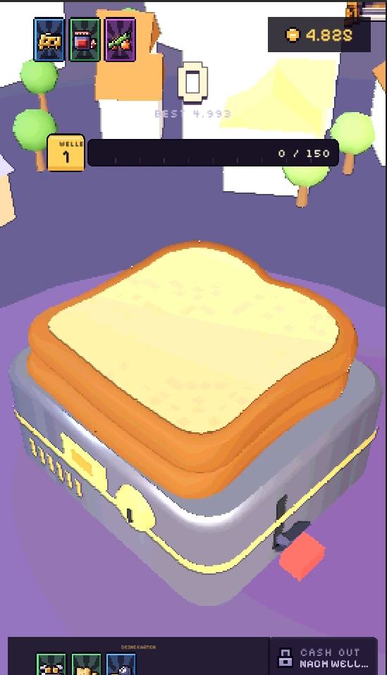 TOASTED physics-based toast stacking gameplay